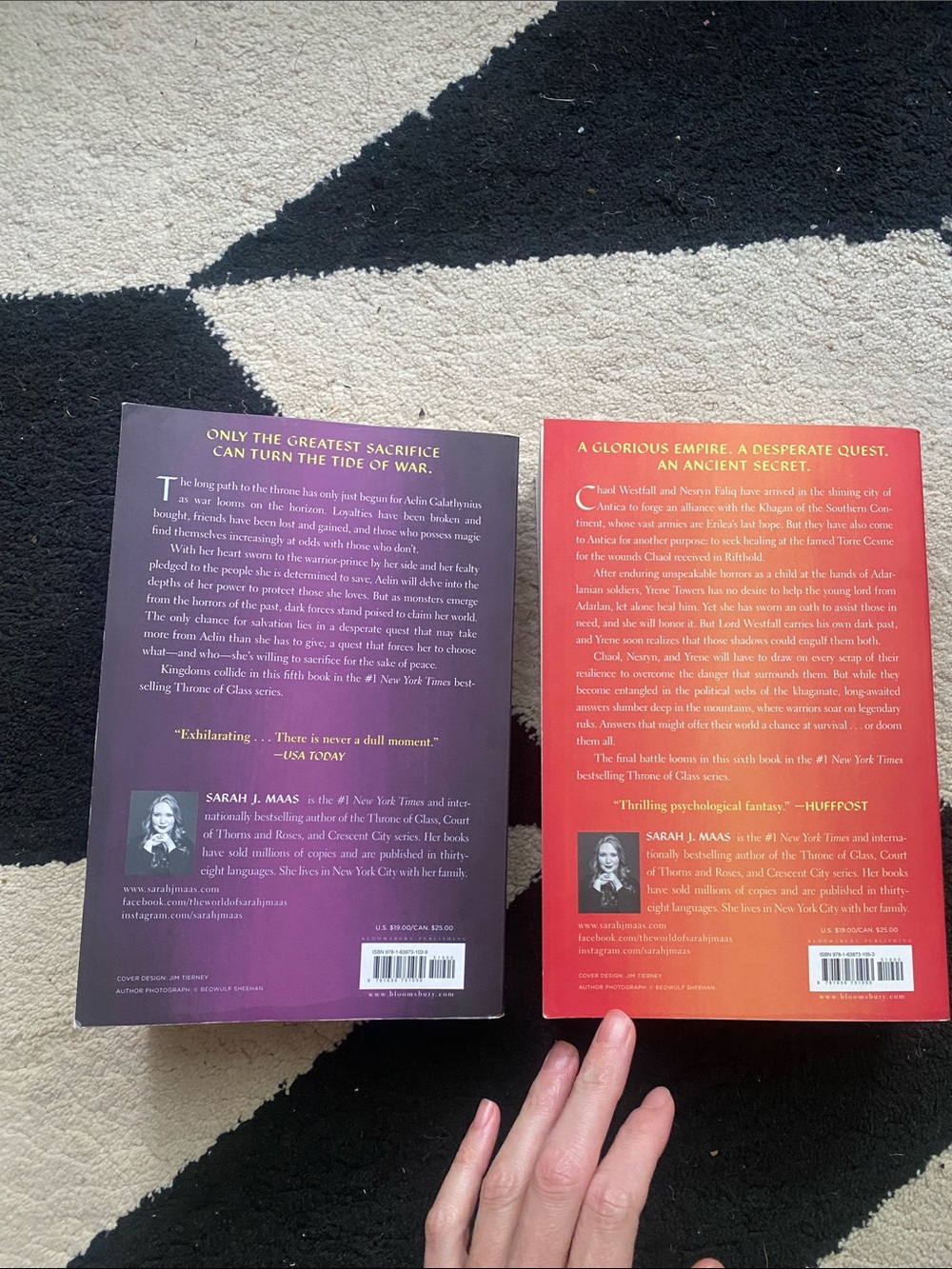 Throne of Glass Sarah J. Maas 'Empire of Storms' & 'Tower of Dawn’ books 6 & 7 - Picture 3 of 3